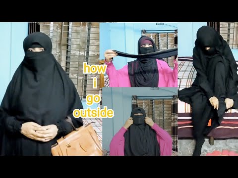 face cover vlog | how i go outside |  niqab vlog | #banglavlog | youtuber tolki