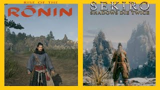 Rise of the Ronin vs Sekiro Shadows Die Twice -  Performance Comparison - (PS5) - HD.