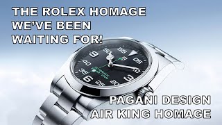 The Rolex Homage We've Been Waiting For! - Pagani Design Air-King Homage Unboxing