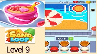 Famous Sand loop level 9 beach walkthrough solution Wealth