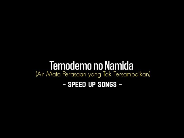 JKT48 - Temodemo no Namida ( cover  by Andela Yuwono & Nadse ) Speed Up Version class=