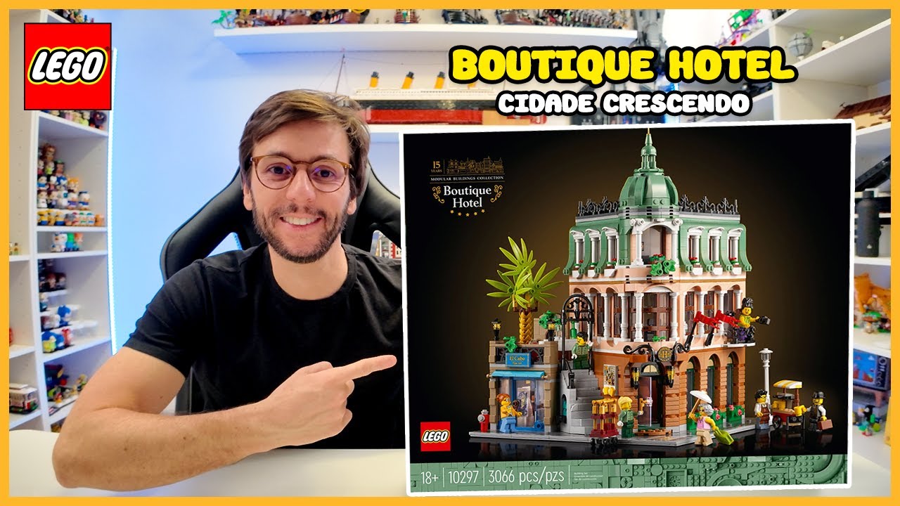 LEGO HOTEL BOUTIQUE , Cidade de LEGO (Unboxing, Review)