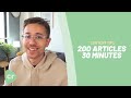 Create 200 Article Outlines in 30 Minutes + Free Templates