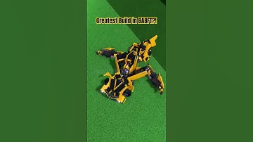 SUPER CRAZY BUMBLEBEE TRANSFORMERS by @redisred4922  Roblox Build a Boat! #roblox Mech #bumblebee