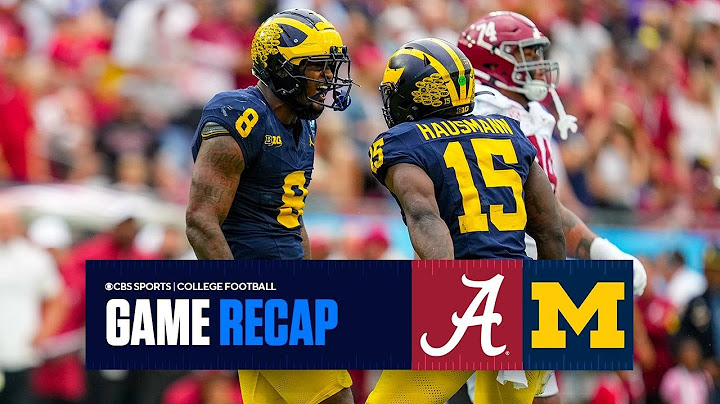 Michigan UPSETS Alabama in ReliaQuest Bowl | Game Recap