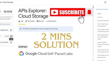 APIs Explorer: Cloud Storage | #qwiklabs | #GSP421