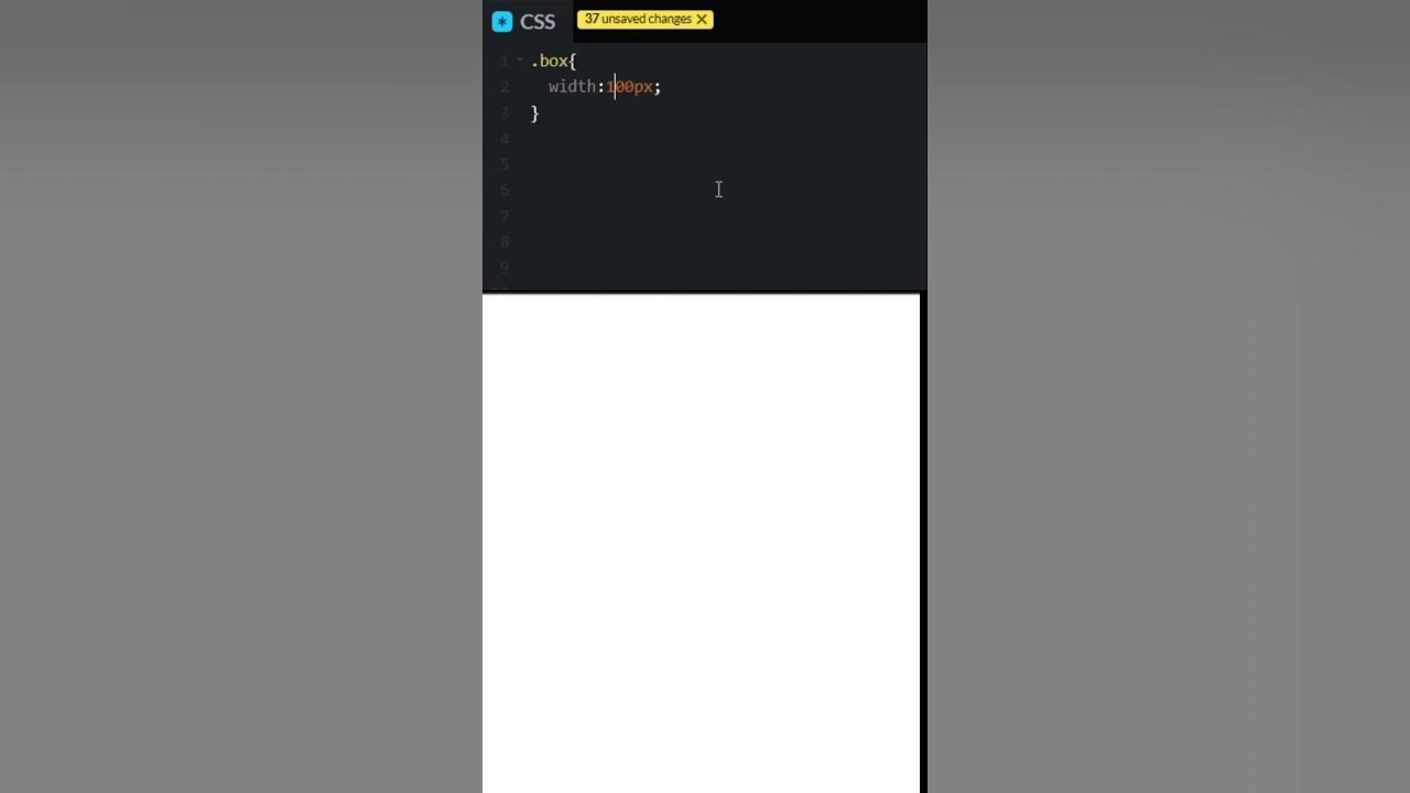 Create box | HTML CSS #Shorts 