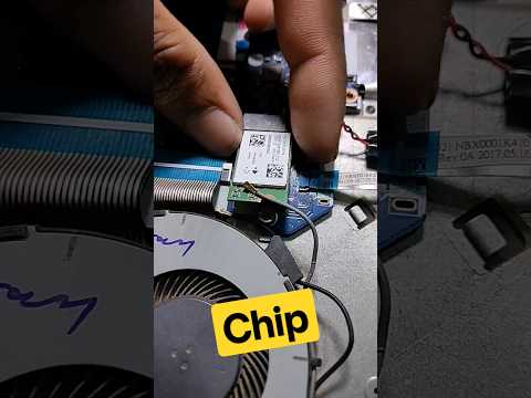 On Bord Laptop Wifi Chip#macnitesh #laptop #wifi