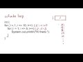 Java- Infinite For Loop Example