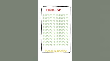 FIND OUT👁️SP👁️#IQtest#Eyetest#Math#Gk #BrainExercise#Puzzle#yt #Quiz#Learn#Reels#Views #Viral#Shorts