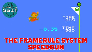 Framerule Explanation Speedrun in 21.51 *WR*
