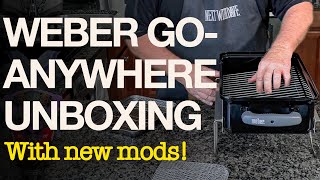 Postnummer Centrum Tolk Weber go anywhere charcoal grill unboxing with new mods - YouTube