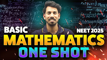 Basic Mathematics One Shot | NEET 2025 Physics Hindi Medium | Nitin Sir
