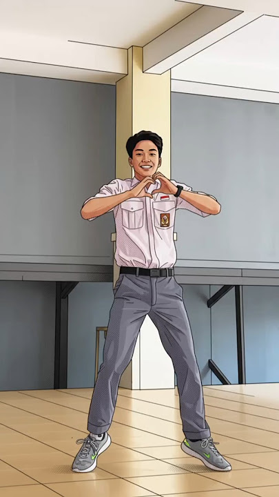 💌 Energy positif banget! Anak SMA dance sambil kasih love, netizen pun ikut bahagia  #GoodVibesOnly