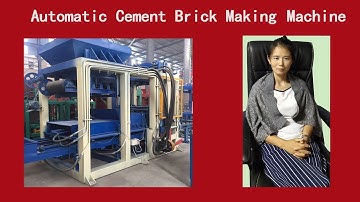 QT10-15 Automatic Cement Block Making Machine Working Video