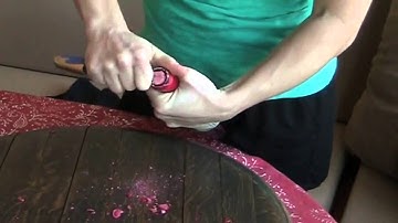 How to remove wax from a Dunn Vineyards wine bottle