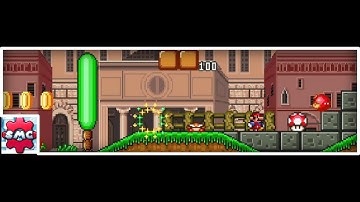 Super Mario Construct v8 (SMC v8) Sunny City gets Bombed!