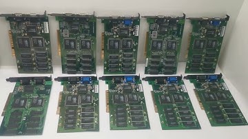 10 графических ускорителей 3Dfx Voodoo 4Mb PCI