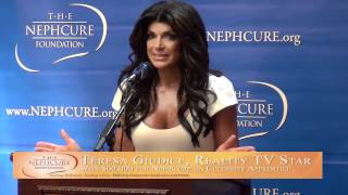 Teresa Giudice Presents $60,000 from Celebrity Apprentice to The NephCure Foundation