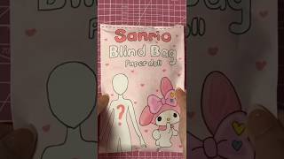 sanrio paper doll blind bag ? sanrio hellokitty kuromi diy craft papercraft blindbag kpop