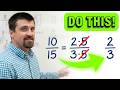 Simplifying Fractions using Prime Factors