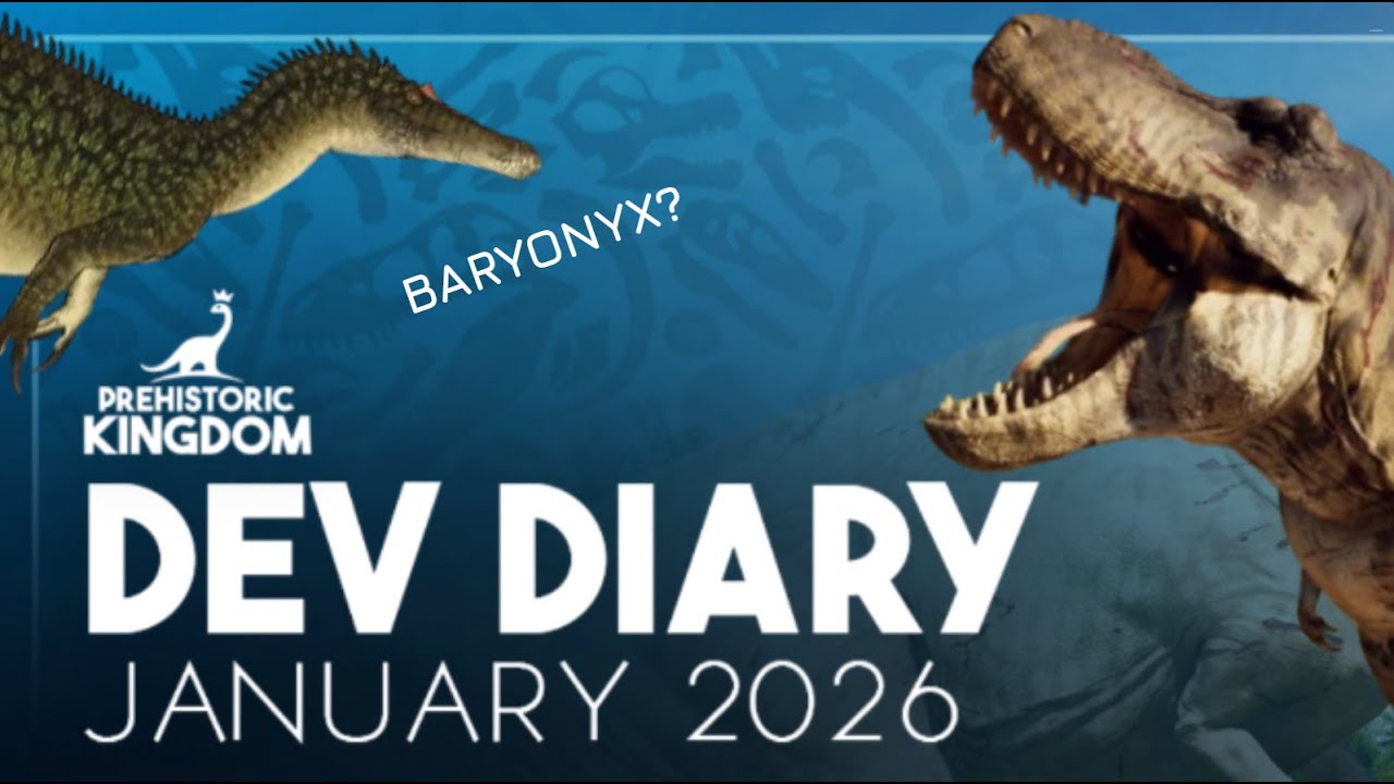Management changes and BARYONYX??!! | Prehistoric Kingdom - Dev Diary January 2026