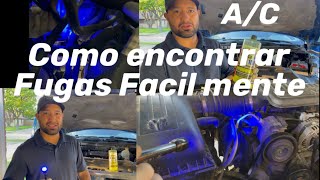 Cómo encontrar fuga en el aire acondicionado de mi auto