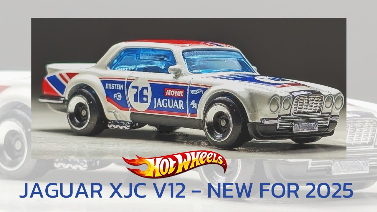 Carrinho Hot Wheels Jaguar Xjc V12 Coupé Esc 1/64 7 Cm Metal