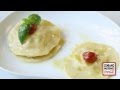 Ravioloni alle seppie e bufala