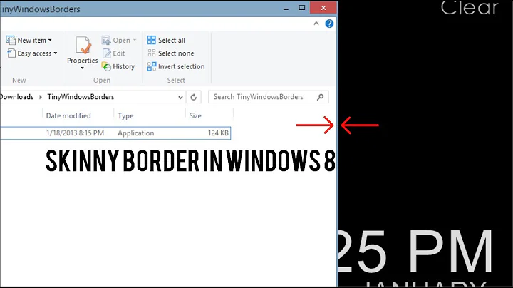 How To Change the Window Border Width in Windows 8