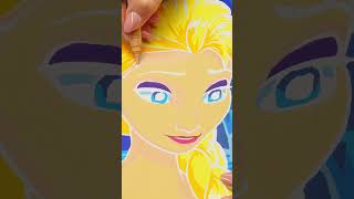 ELSA FROZEN #acrylicmarkers #frozendisney #disney