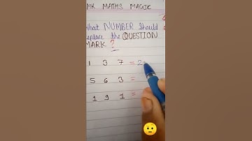 What number should replace the question mark ❓।#shorts #mathematics #youtubeindia #trendingshorts