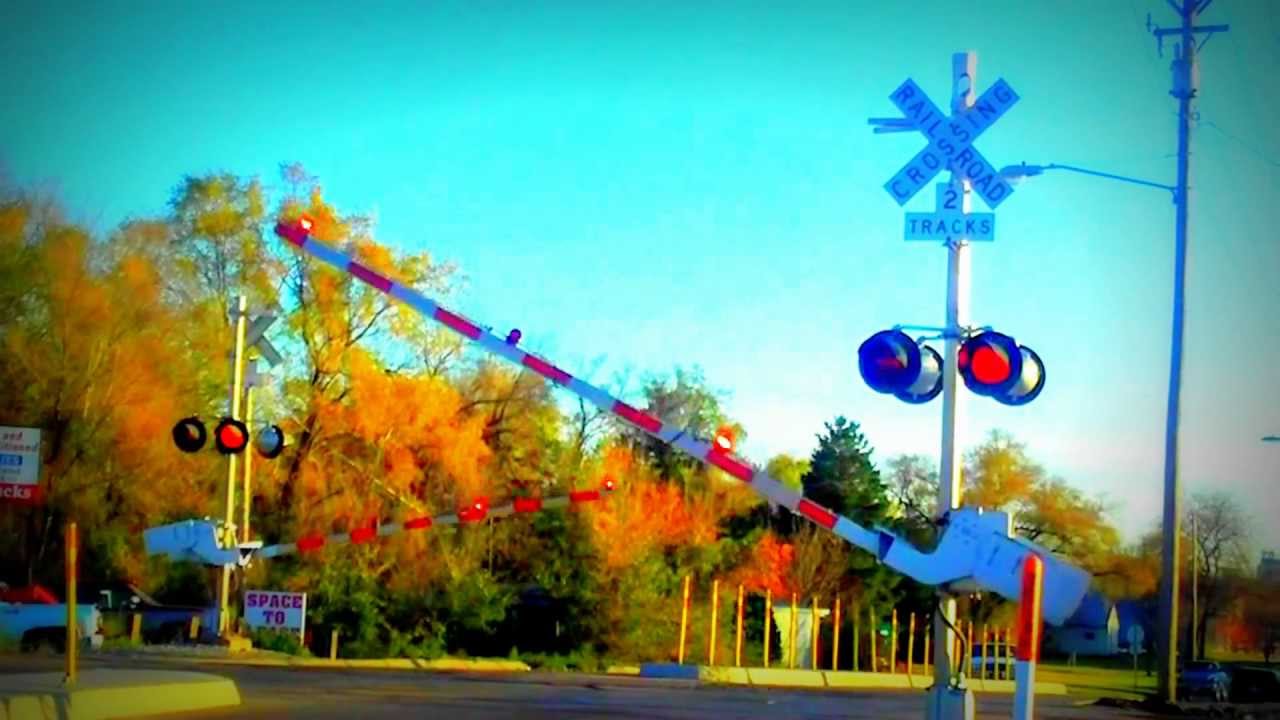 Eastern Nebraska Railroad crossings YouTube