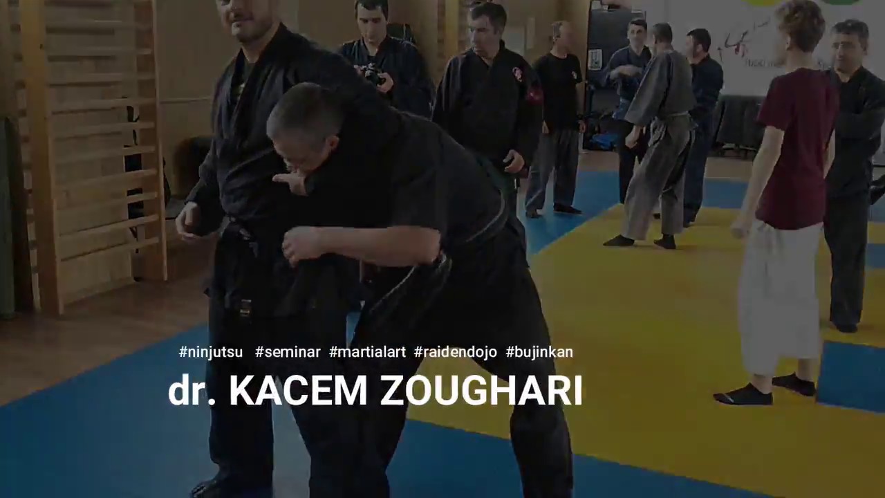 Dr. Kacem Zoughari - Shinden Fudo Ryu Daken, Bucuresti aiki promotora