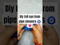 Diy Evil eye from pipe cleaners 🧿💗 #diy #viral #craft #handmade #shortvideo #craftideas #shorts
