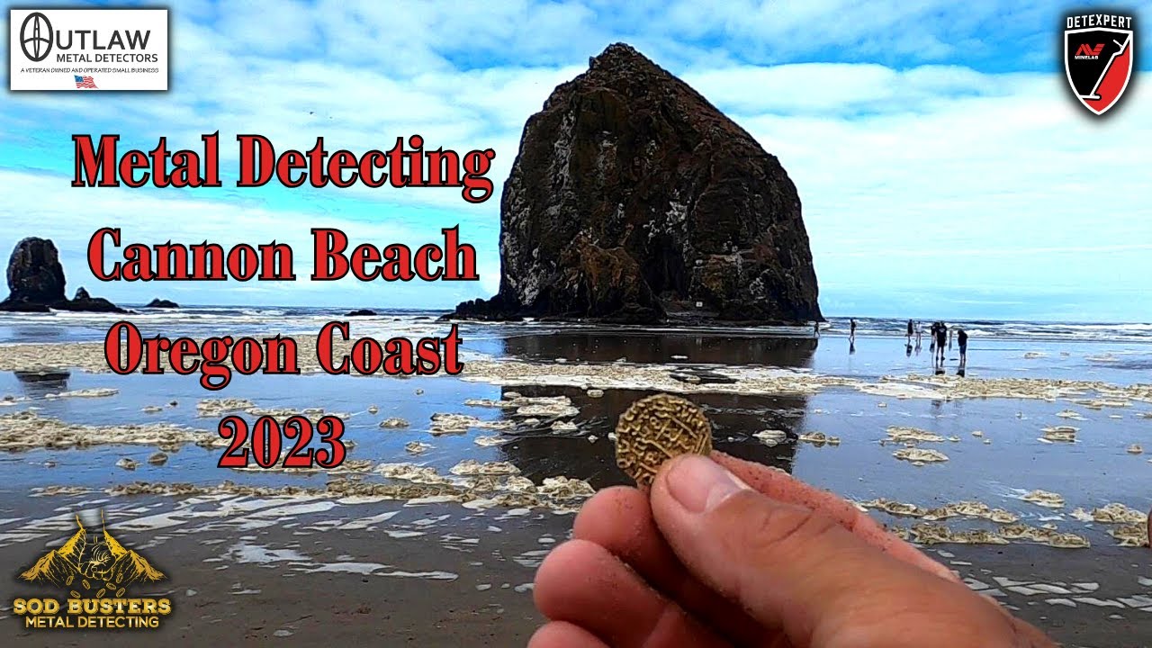 Metal Detecting Cannon Beach Oregon Coast 2023 YouTube