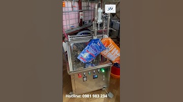Máy Chiết Rót Túi Nước Giặt Tự Động  - Công nghệ Máy Hoa Việt