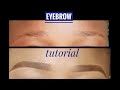 BEGINNERS FRIENDLY EYEROW TUTORIAL|Easy and well detailed