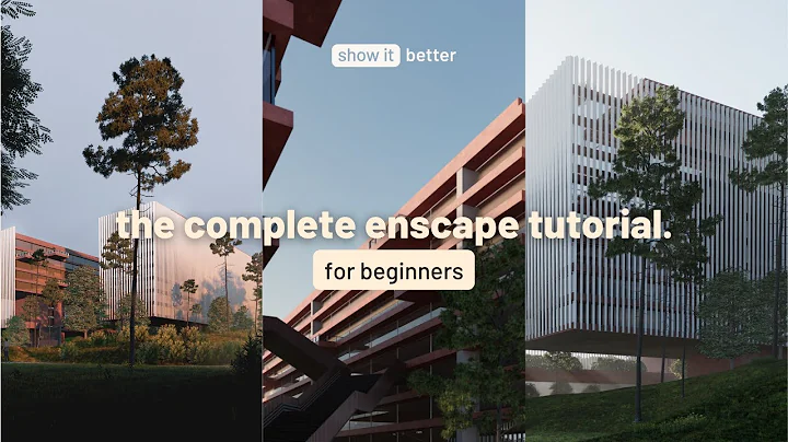 Enscape for beginners / creating architectural renders