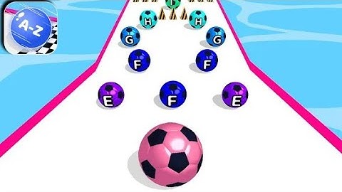 AZ Run Gameplay All Levels iOS,Android Walkthrough Mobile Game Ball Run New Update Pro Level YEMNAL