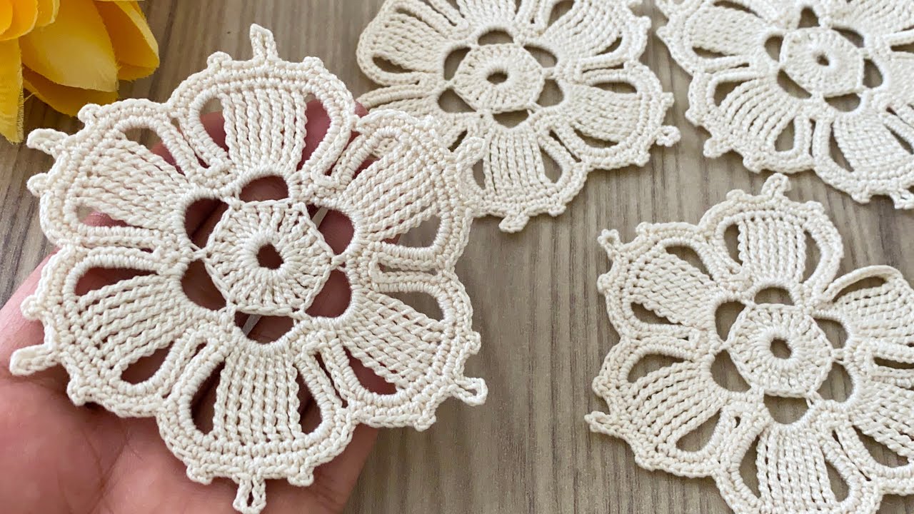 Incredibly Beautiful and Super Easy Crochet Hexagon Motif Pattern Tutorial