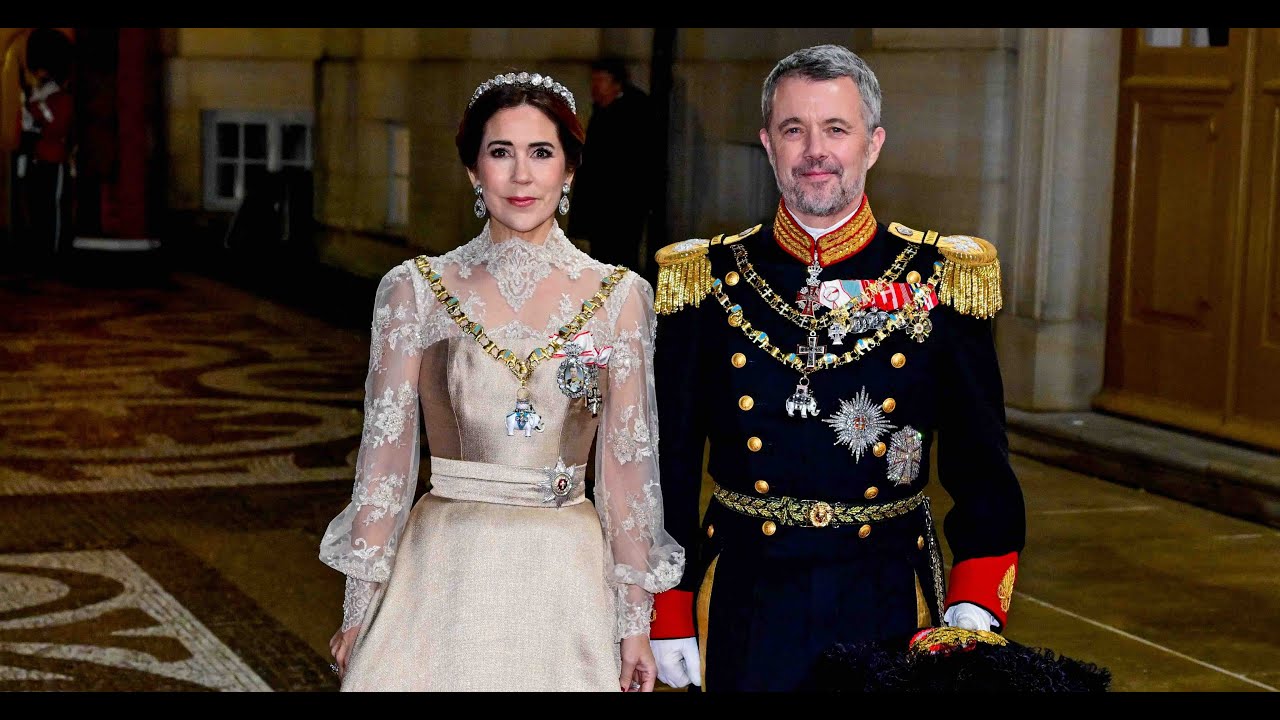 See her Shine! Queen Mary and other Danish Royals celebrate New Year's in style!