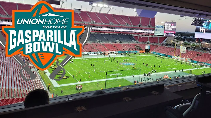 Gasparilla Bowl 2022 Wake Forest vs. Missouri | Sitting in the Hall of Fame Club at Raymond James