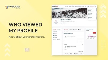 Who Viewed My Profile: My Profile Views for BuddyPress & BuddyBoss Platform