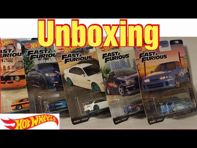 Unboxing Hot Wheels Fast & Furious Set + 2 Packs 