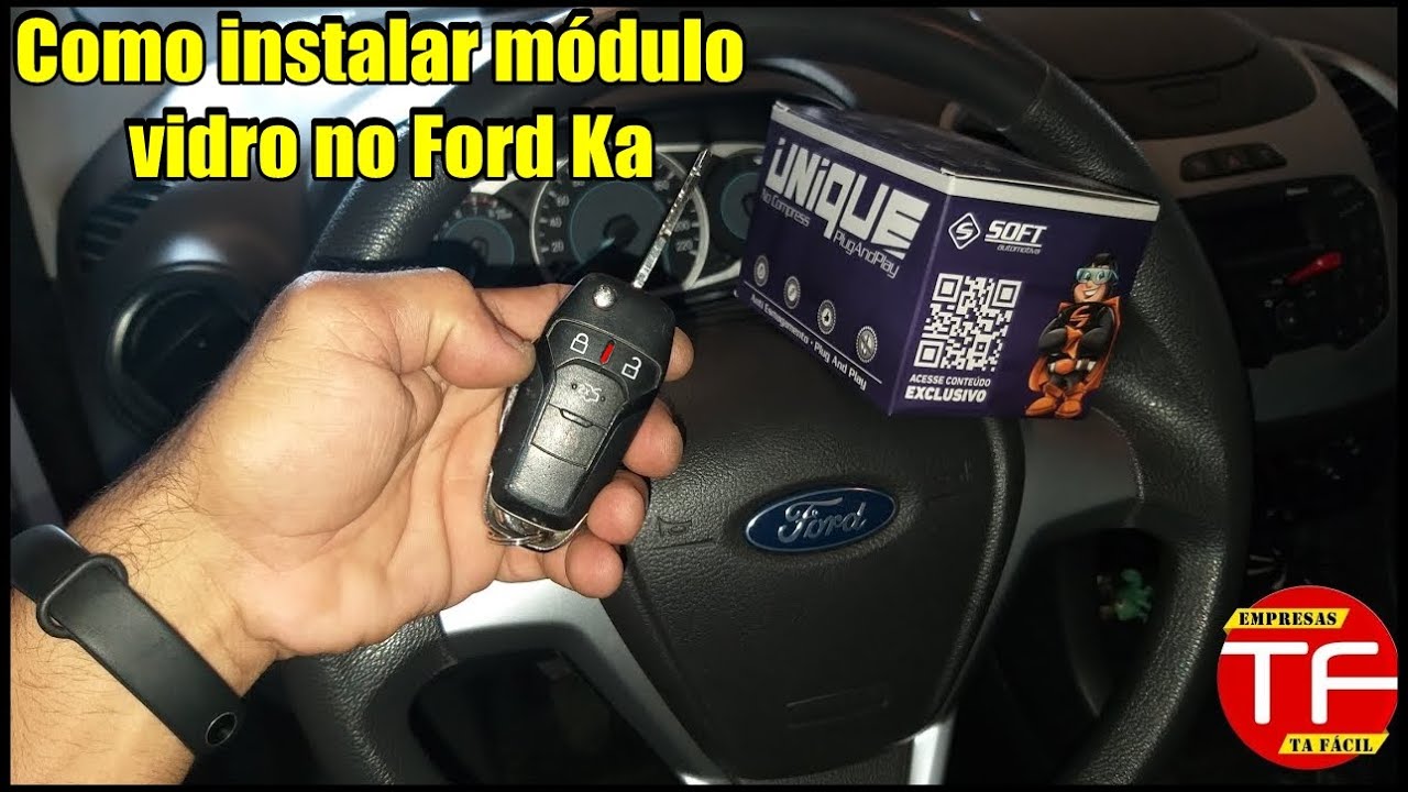 Instalação do módulo de vidro elétrico no Novo Ford Ka