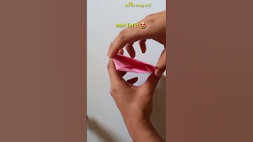 DIY paper pouch | No glue paper craft #shorts