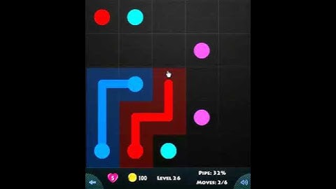 flow game facebook - beginners pack level 26 Connect the dots