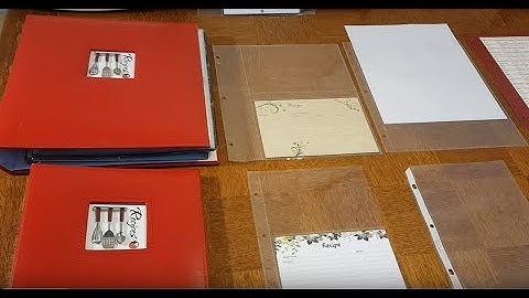 Recipe Binder Overview - CookbookPeople.com