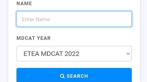 check etea mdcat 2022 result by name #expectedmerit#mdcatresult2022